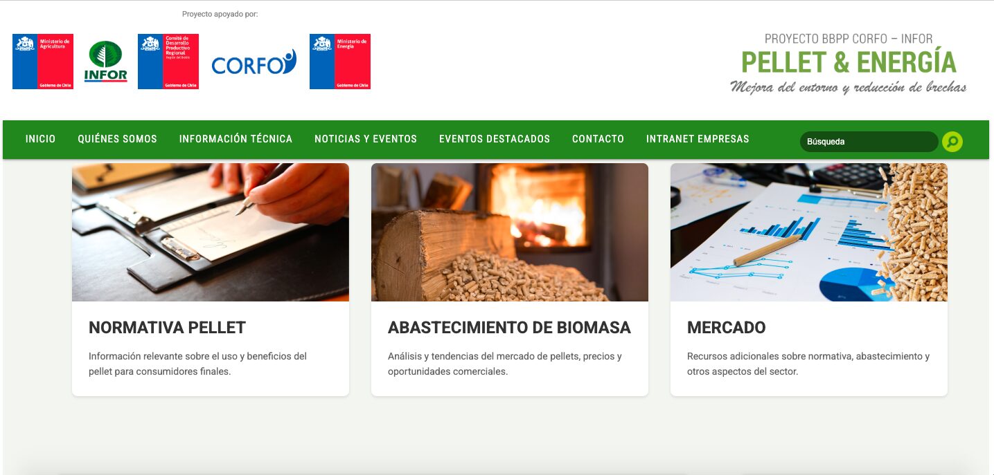 Diseño aplicación web y sitio para infor.